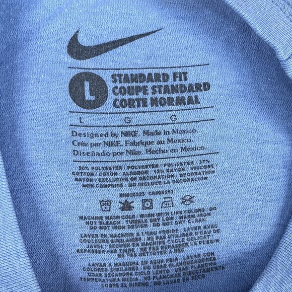 Chicago Cubs Mens Nike Standard Fit Logo T-Shirt Sz Large - Picture 3 of 4